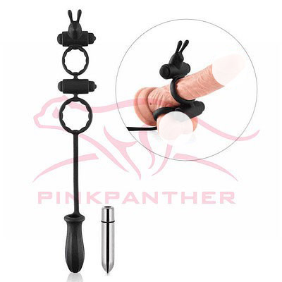 陰莖套環(huán)-PINK PANTHER-狂暴戰(zhàn)士 三震 鎖陽環(huán) 硅膠震動肛塞（3點(diǎn) 雙人共爽）